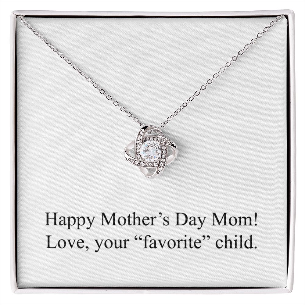 Happy Mother's Day (Funny) 007 - Love Knot Necklace