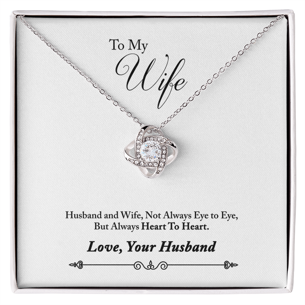 009 To My Wife - Love Knot Necklace