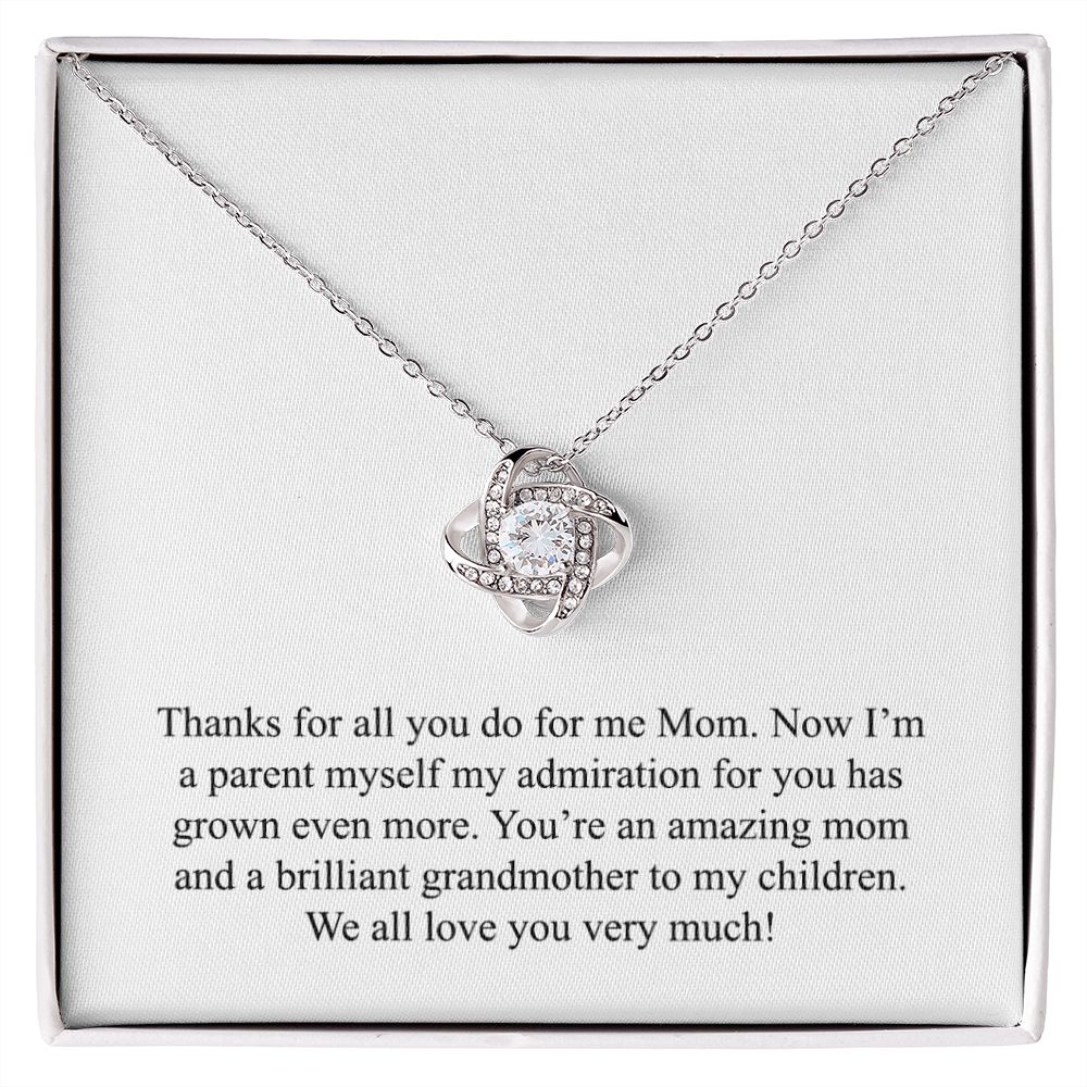 Happy Mother's Day (From Son) 008 - Love Knot Necklace