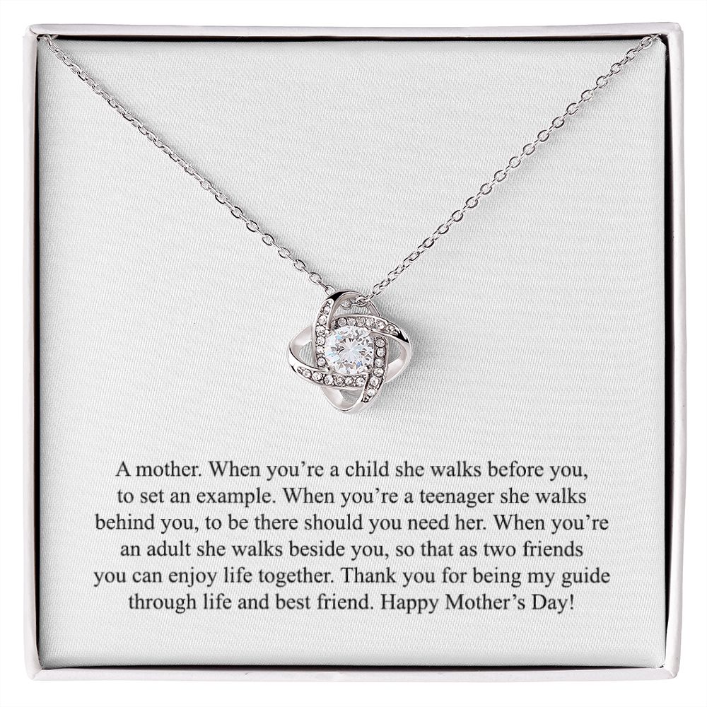 Happy Mother's Day (From Daughter) 004 - Love Knot Necklace
