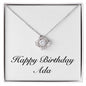 Happy Birthday Ada - Love Knot Necklace