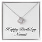 Happy Birthday Noemi - Love Knot Necklace