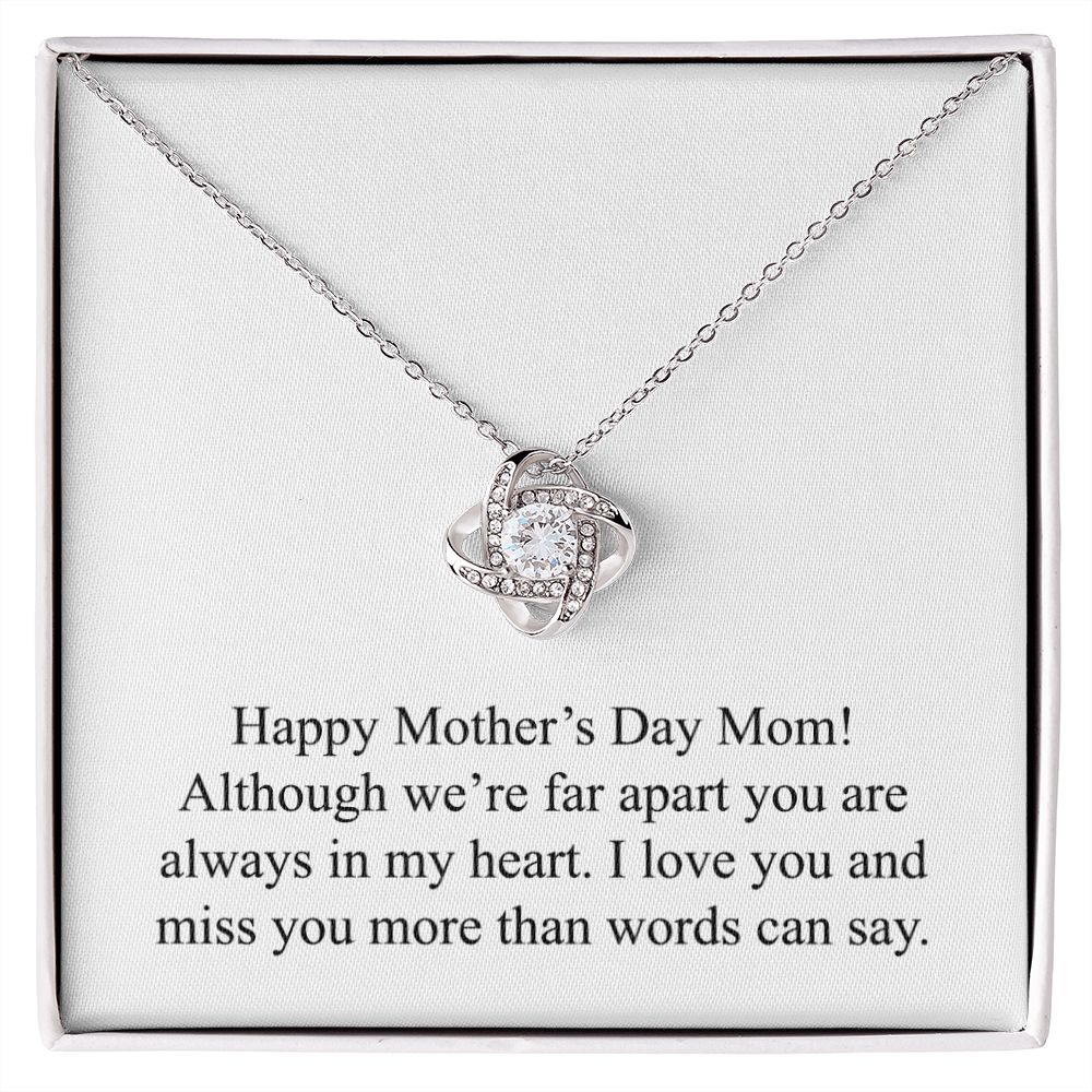 Happy Mother's Day (From Daughter) 008 - Love Knot Necklace