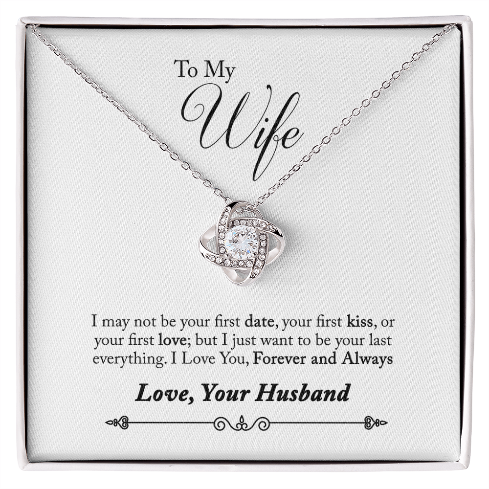 008 To My Wife - Love Knot Necklace