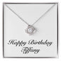 Happy Birthday Tiffany - Love Knot Necklace