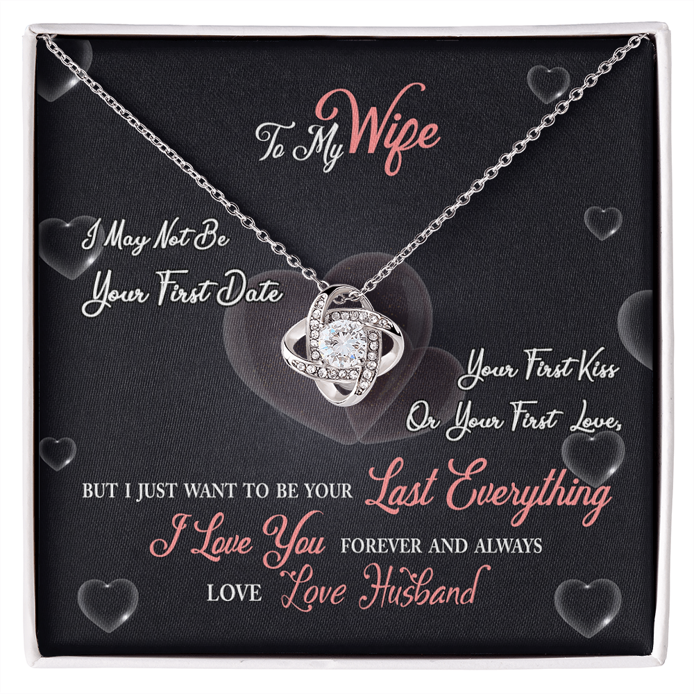 017 To My Wife - Love Knot Necklace