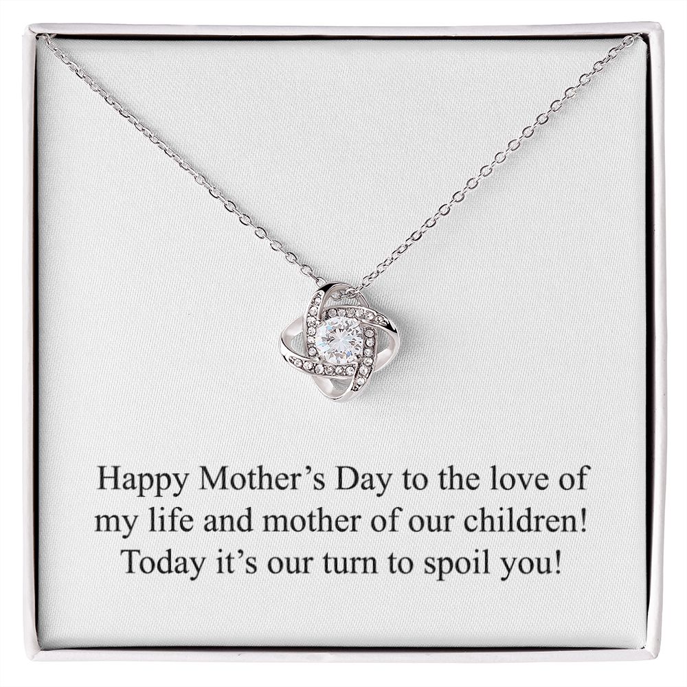 Happy Mother's Day (From Husband) 003 - Love Knot Necklace