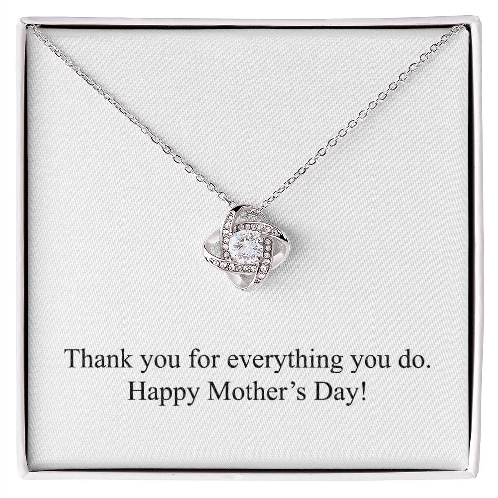 Happy Mother's Day (From Husband) 004 - Love Knot Necklace