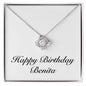 Happy Birthday Benita - Love Knot Necklace