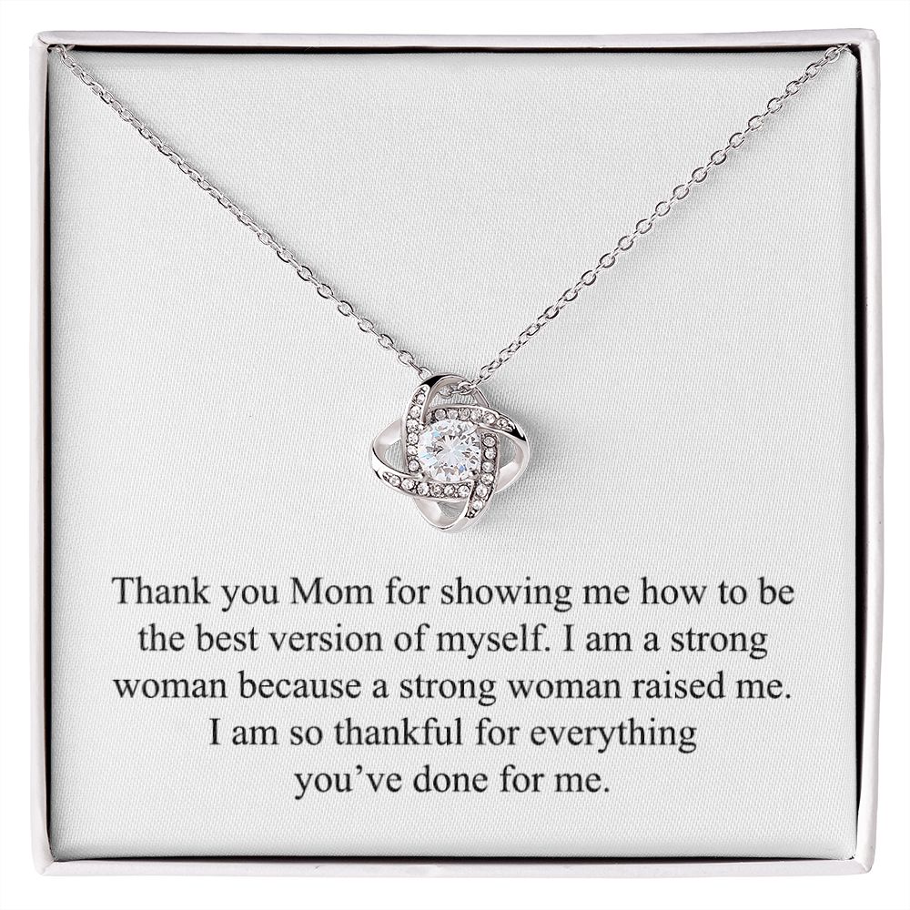 Happy Mother's Day (From Daughter) 001 - Love Knot Necklace