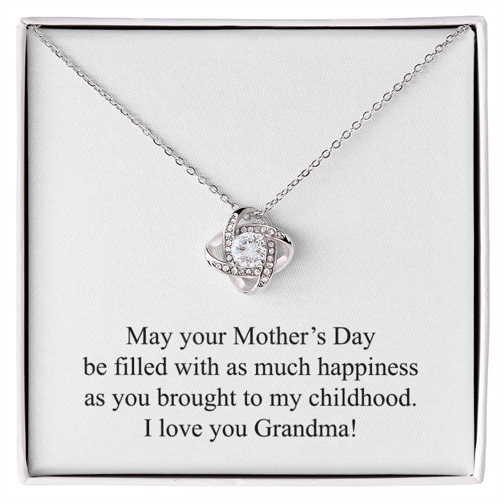 Happy Mother's Day (For Grandma) 005 - Love Knot Necklace