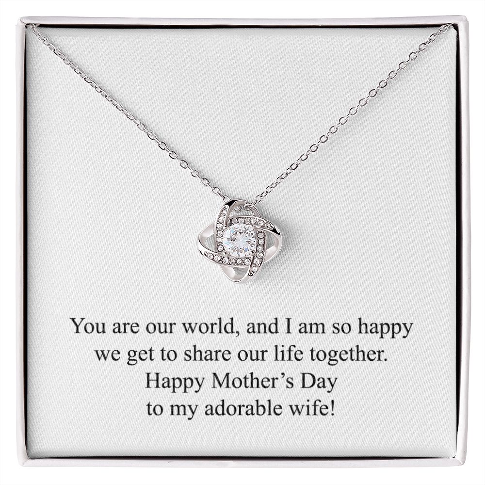 Happy Mother's Day (From Husband) 005 - Love Knot Necklace