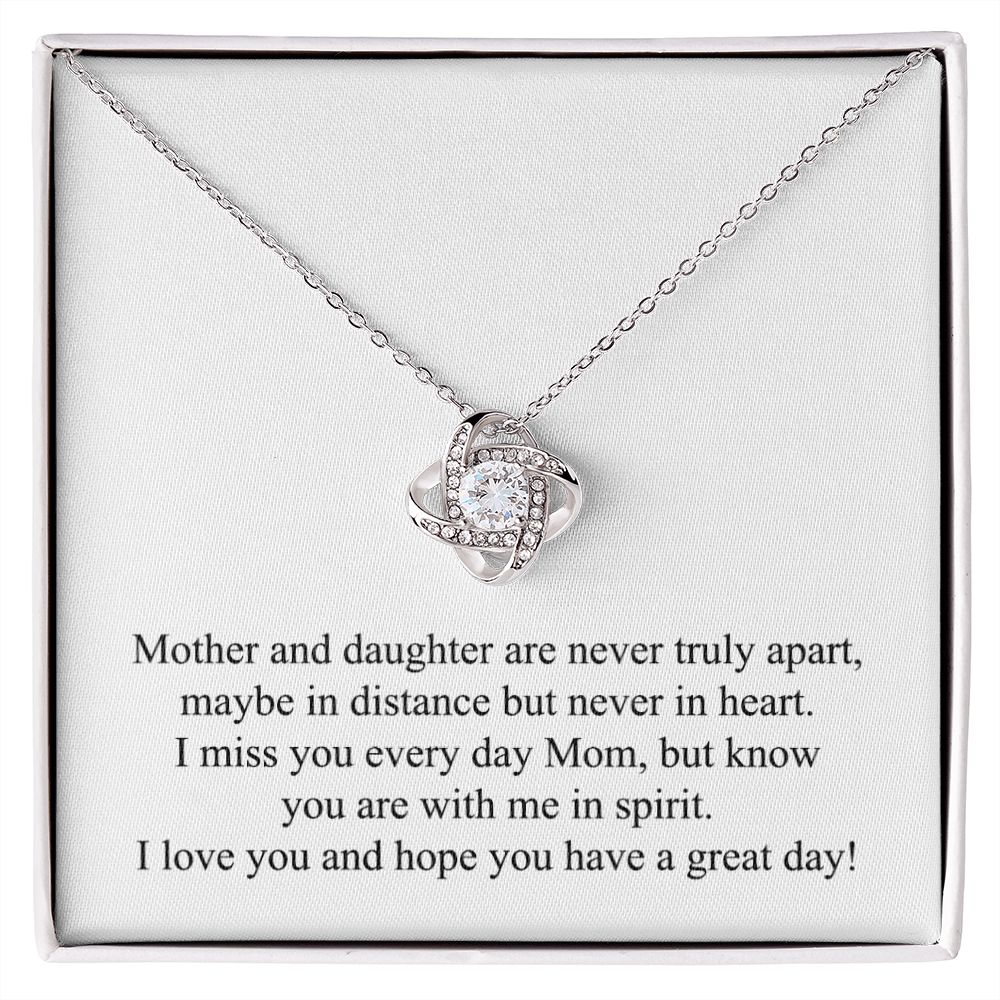Happy Mother's Day (From Daughter) 003 - Love Knot Necklace