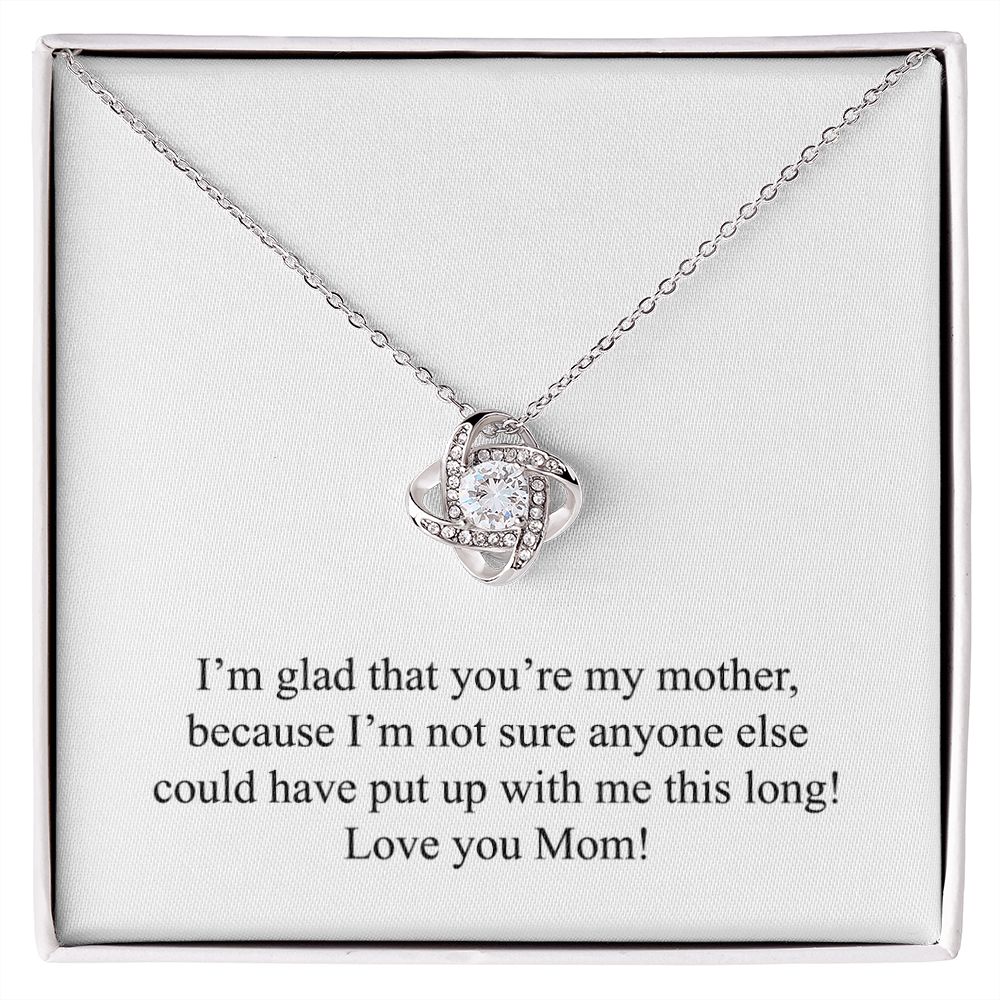Happy Mother's Day (From Son) 007 - Love Knot Necklace