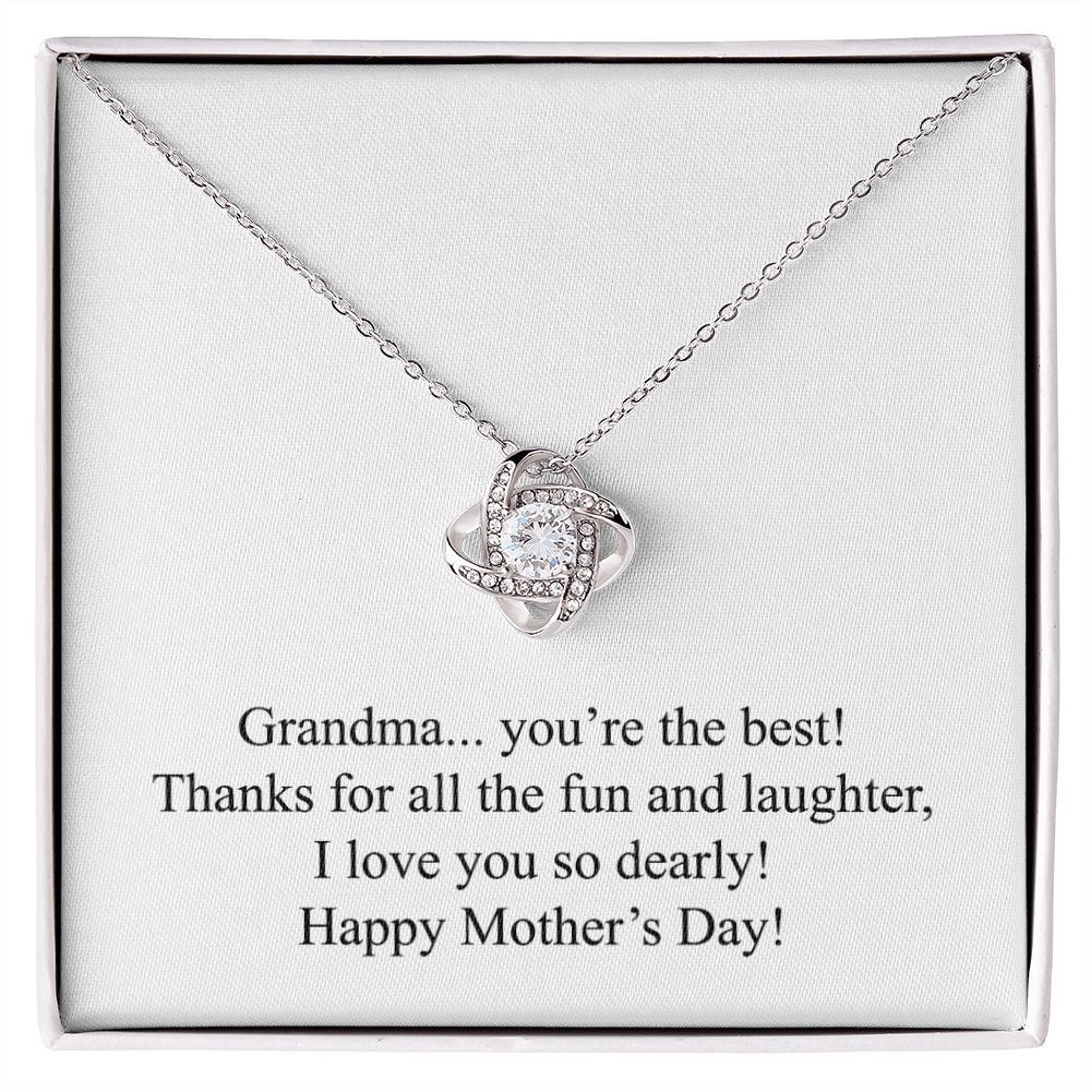 Happy Mother's Day (For Grandma) 004 - Love Knot Necklace
