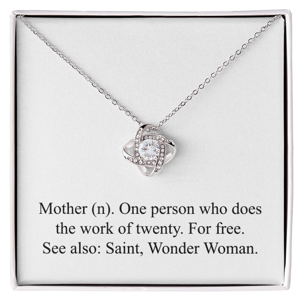 Happy Mother's Day (Funny) 011 - Love Knot Necklace