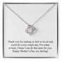 Happy Mother's Day (From Husband) 006 - Love Knot Necklace