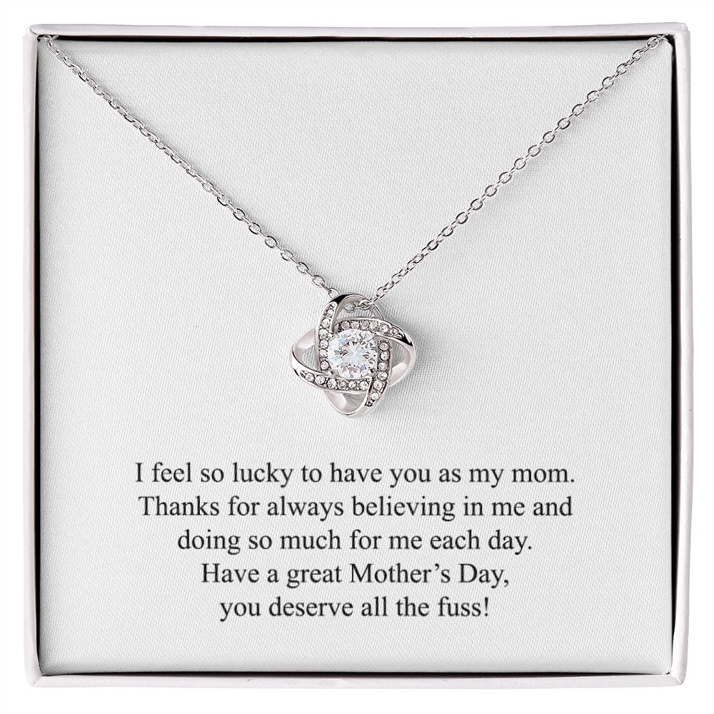 Happy Mother's Day (From Son) 006 - Love Knot Necklace