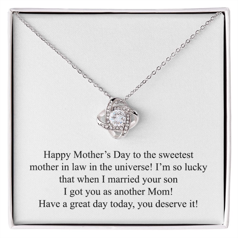 Happy Mother's Day (For Mother In Law) 003 - Love Knot Necklace