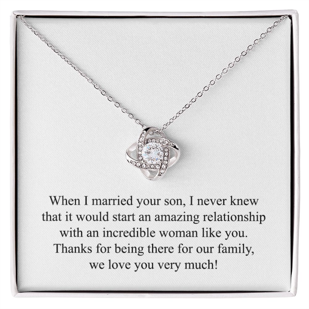 Happy Mother's Day (For Mother In Law) 006 - Love Knot Necklace
