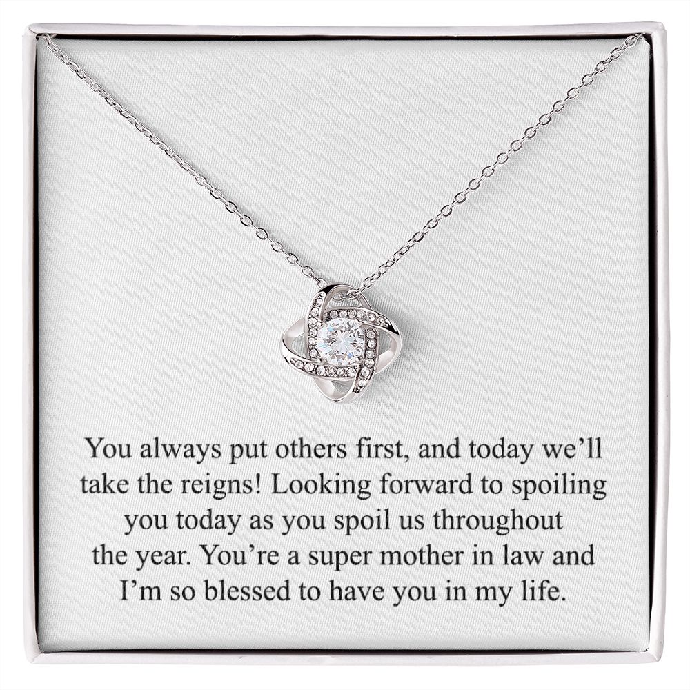 Happy Mother's Day (For Mother In Law) 004 - Love Knot Necklace