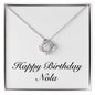 Happy Birthday Nola - Love Knot Necklace