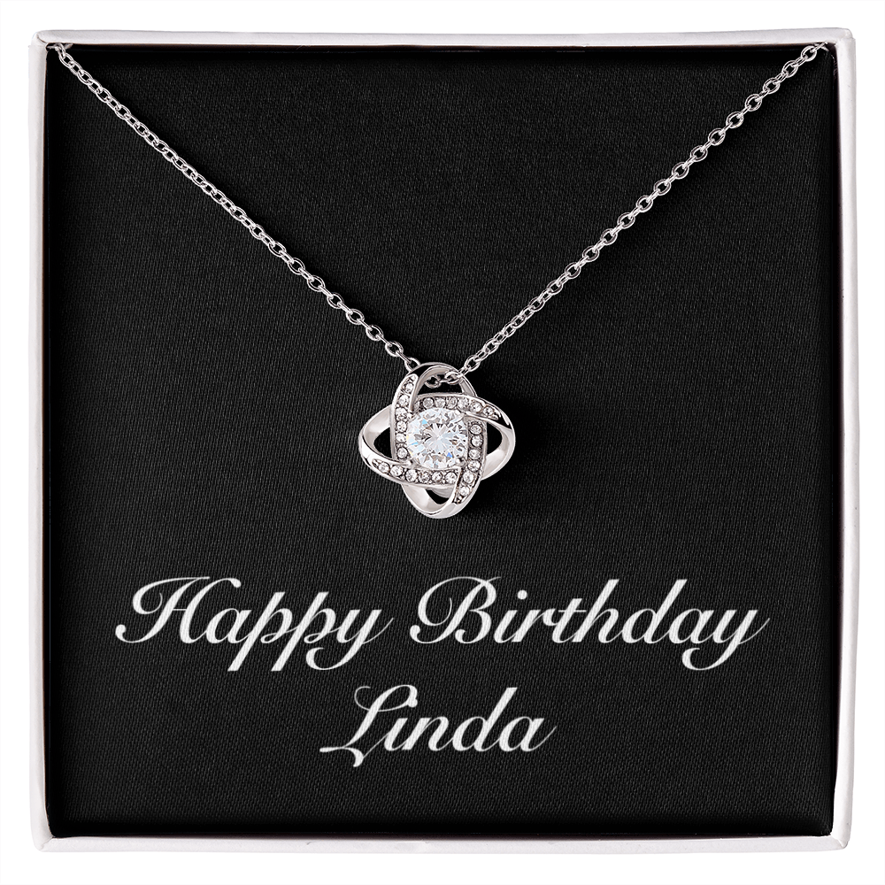 Happy Birthday Linda v2 - Love Knot Necklace