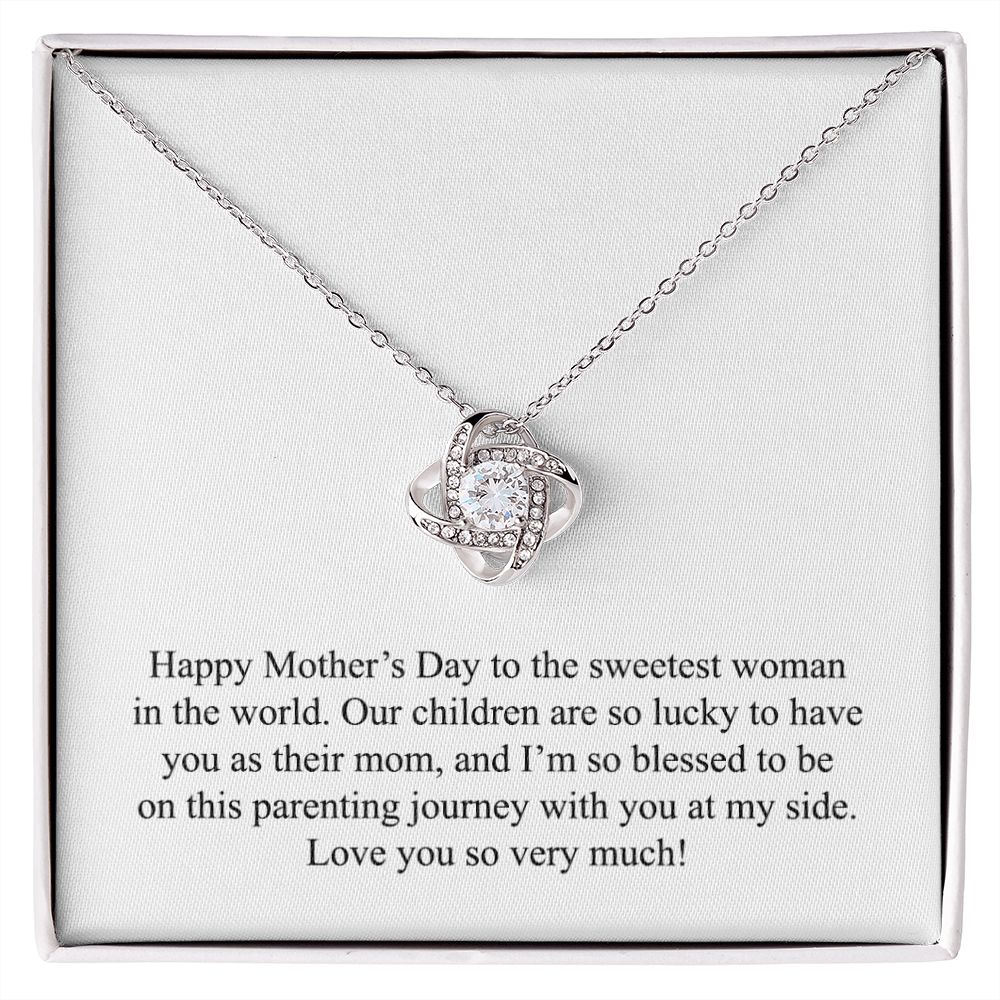 Happy Mother's Day (From Husband) 002 - Love Knot Necklace