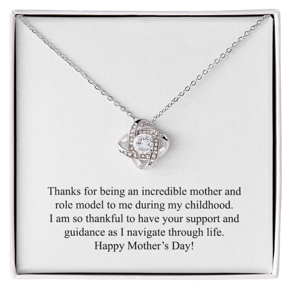 Happy Mother's Day (From Daughter) 005 - Love Knot Necklace