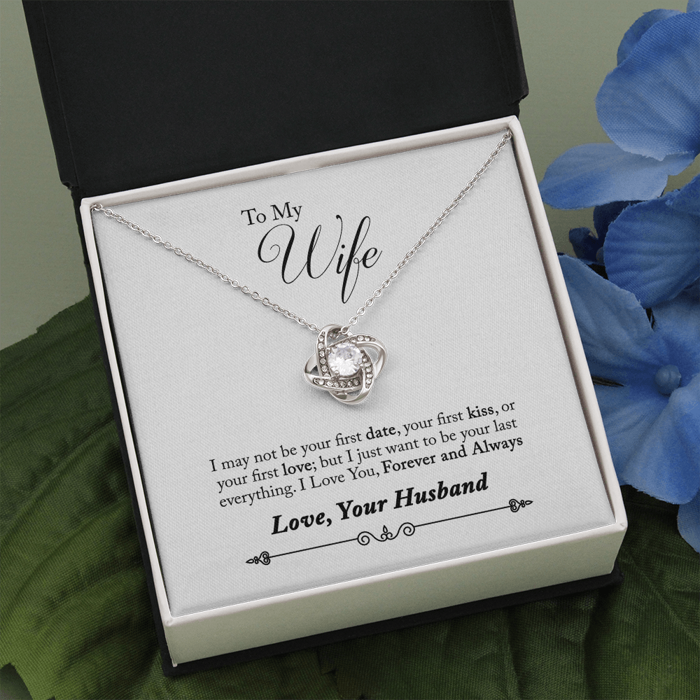 008 To My Wife - Love Knot Necklace