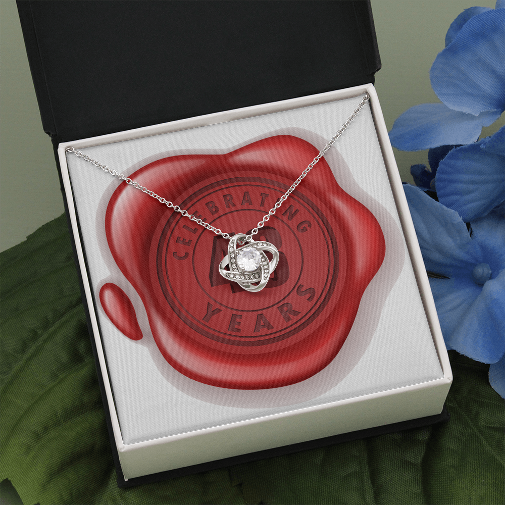 Celebrating 43 Years Anniversary - Love Knot Necklace