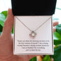 Happy Mother's Day (From Daughter) 001 - Love Knot Necklace