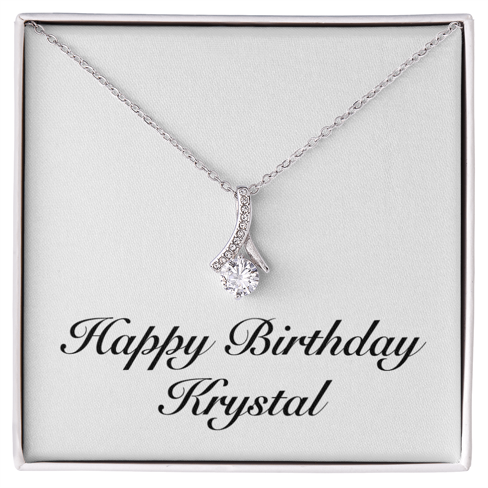 Happy Birthday Krystal - Alluring Beauty Necklace