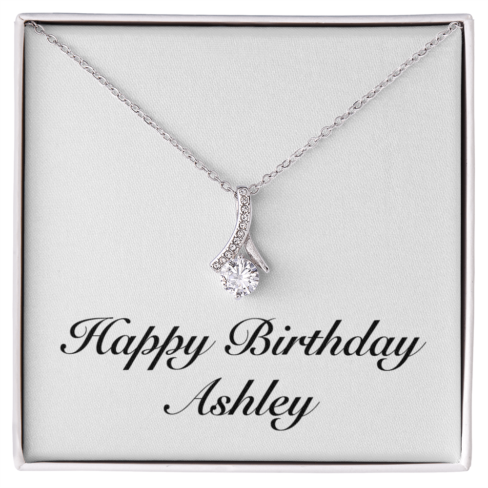 Happy Birthday Ashley - Alluring Beauty Necklace