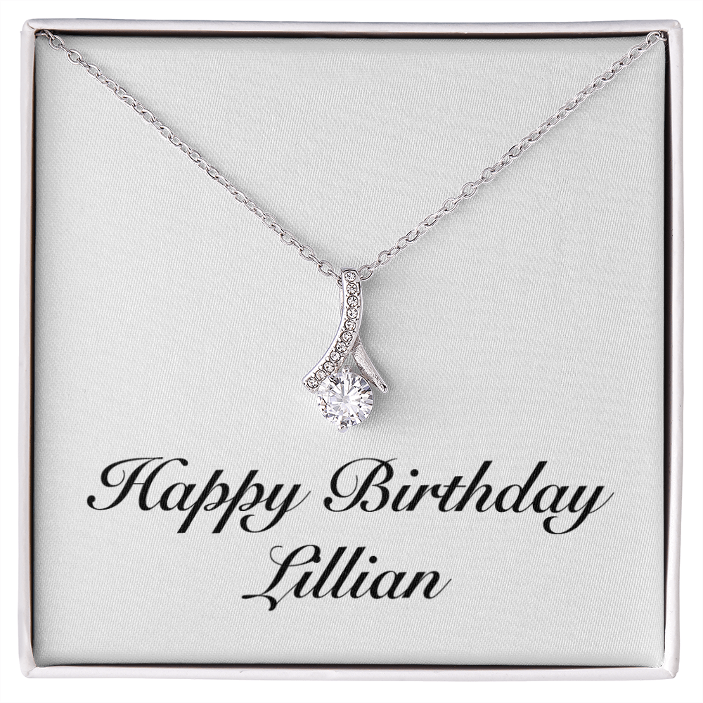 Happy Birthday Lillian - Alluring Beauty Necklace