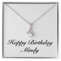 Happy Birthday Mindy - Alluring Beauty Necklace