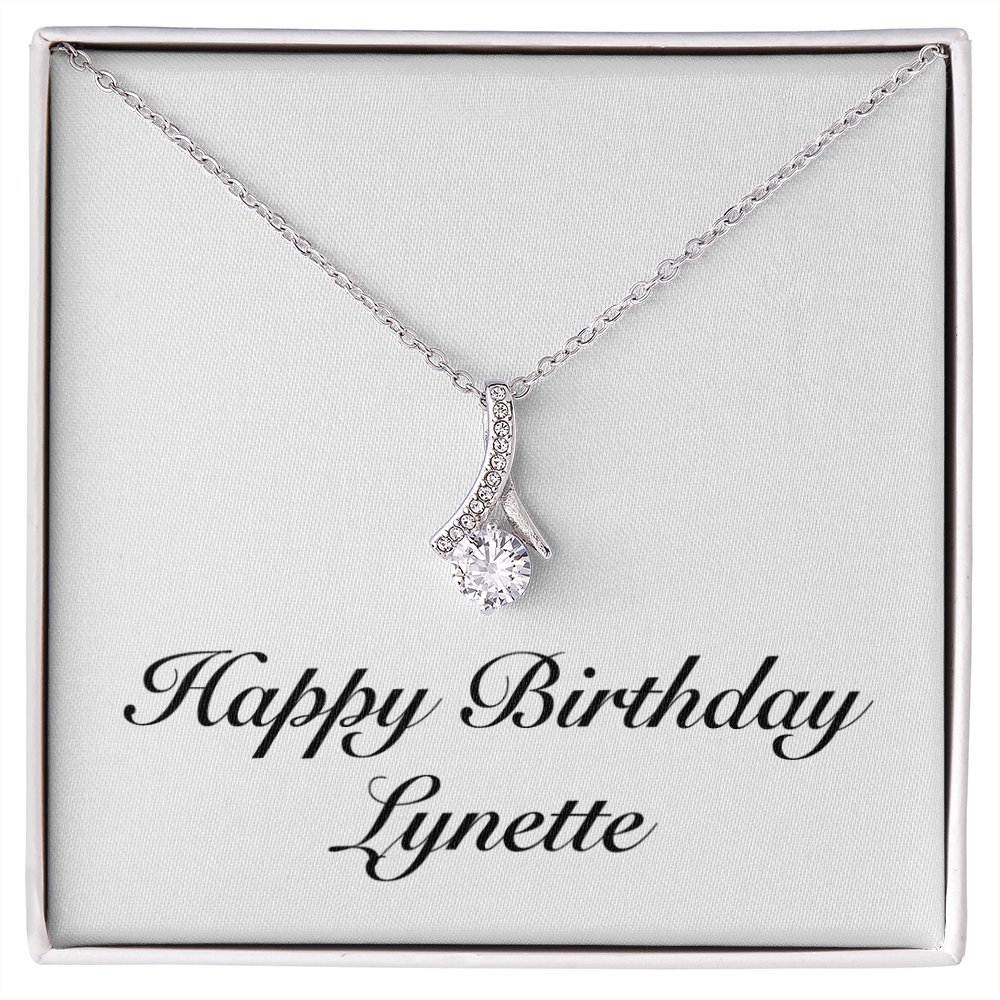 Happy Birthday Lynette - Alluring Beauty Necklace