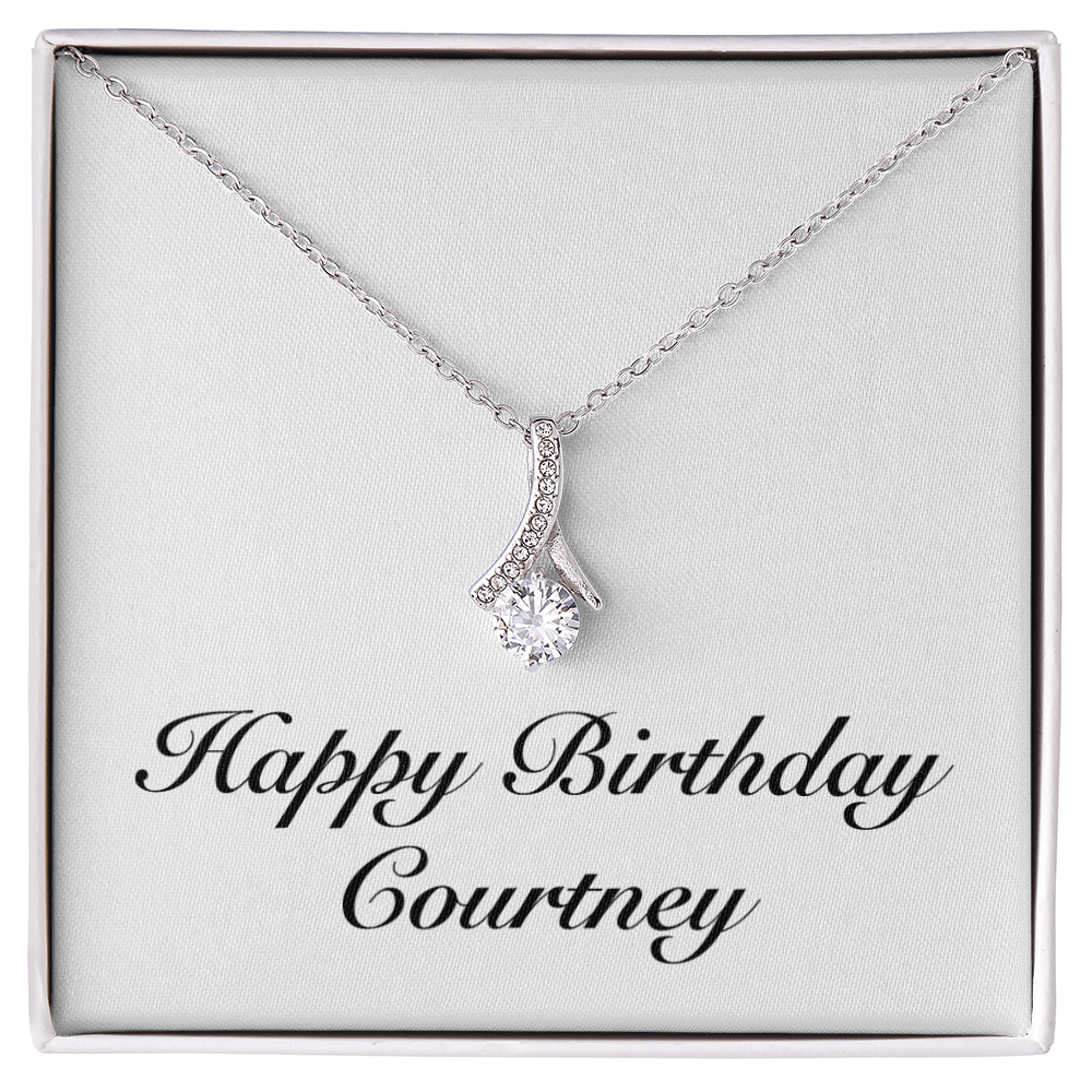 Happy Birthday Courtney - Alluring Beauty Necklace