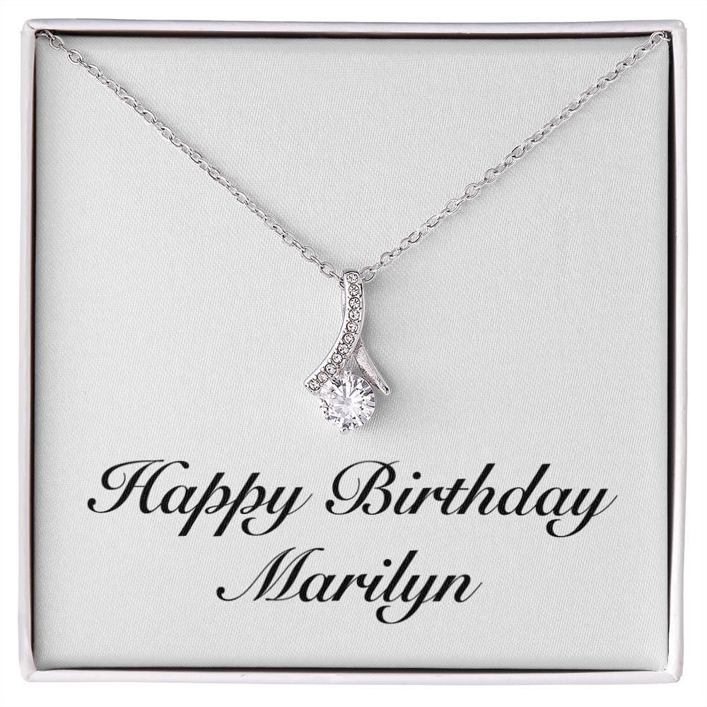 Happy Birthday Marilyn - Alluring Beauty Necklace