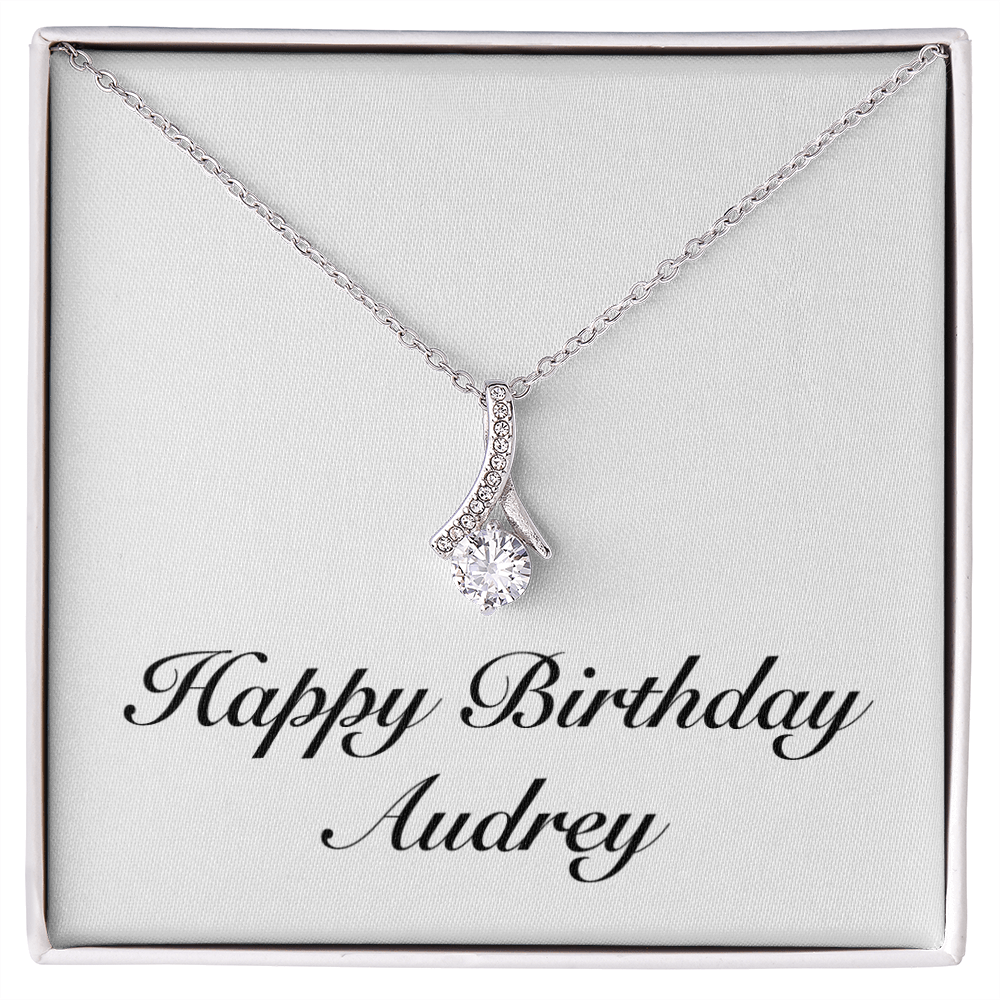 Happy Birthday Audrey - Alluring Beauty Necklace