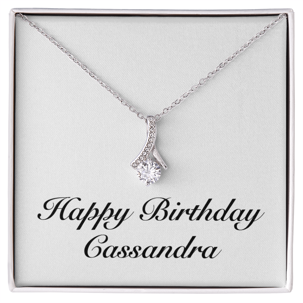 Happy Birthday Cassandra - Alluring Beauty Necklace