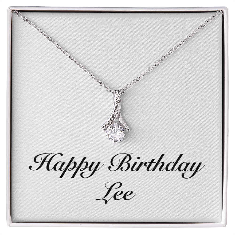 Happy Birthday Lee - Alluring Beauty Necklace