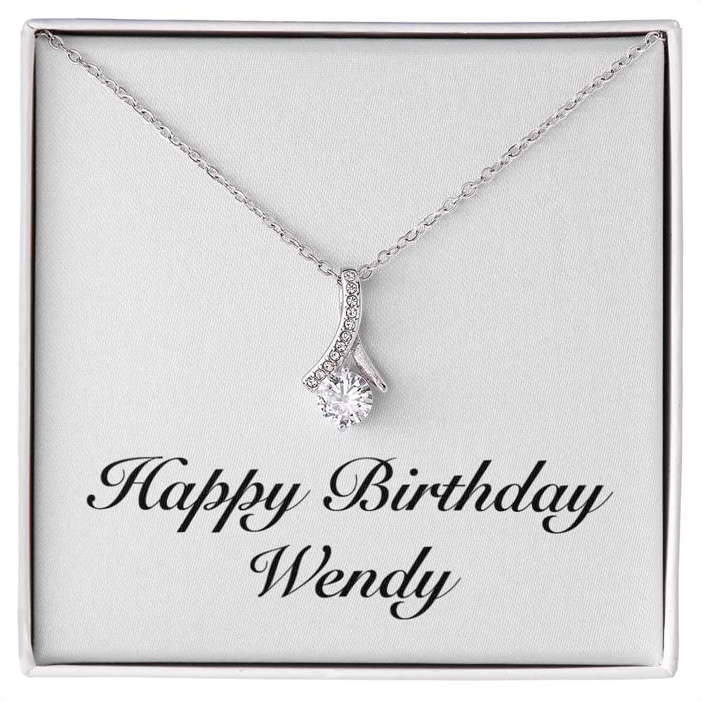 Happy Birthday Wendy - Alluring Beauty Necklace