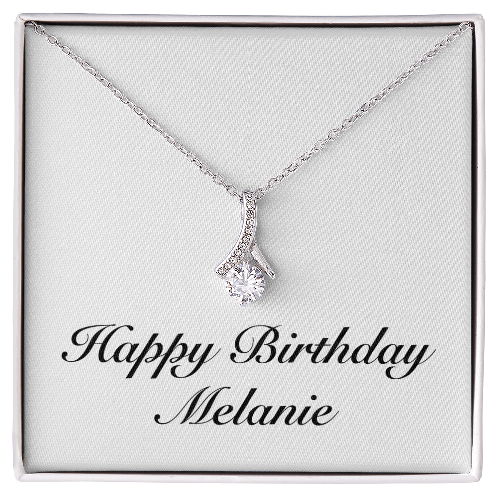 Happy Birthday Melanie - Alluring Beauty Necklace