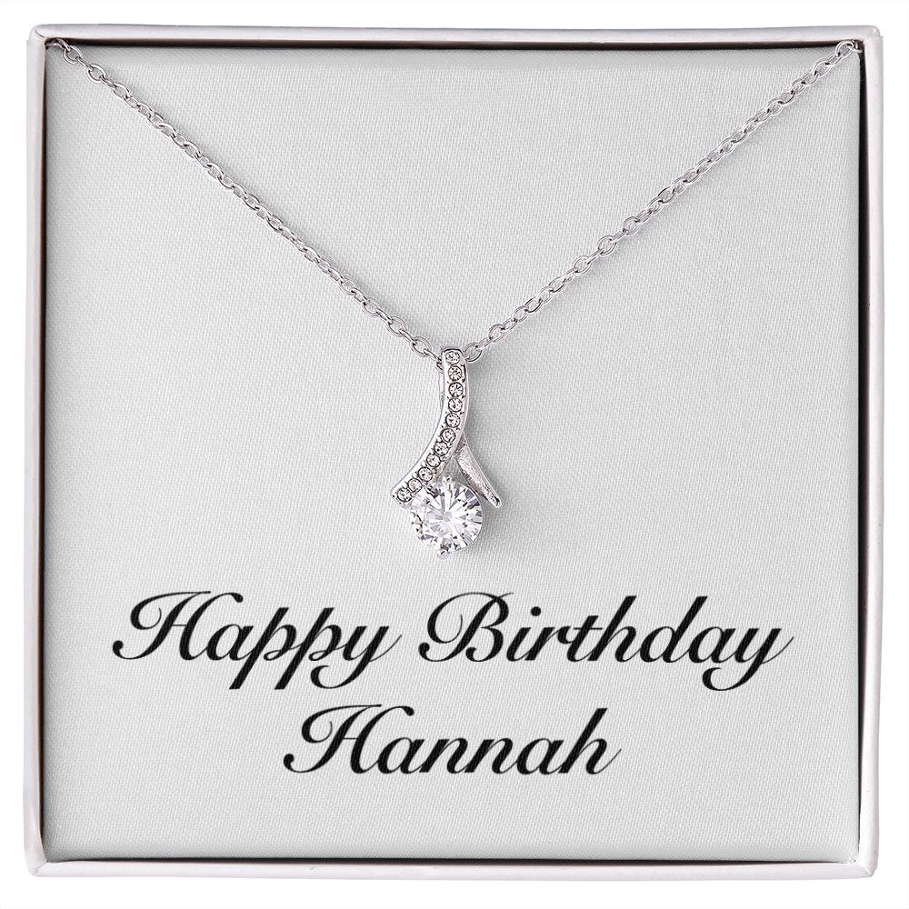 Happy Birthday Hannah - Alluring Beauty Necklace