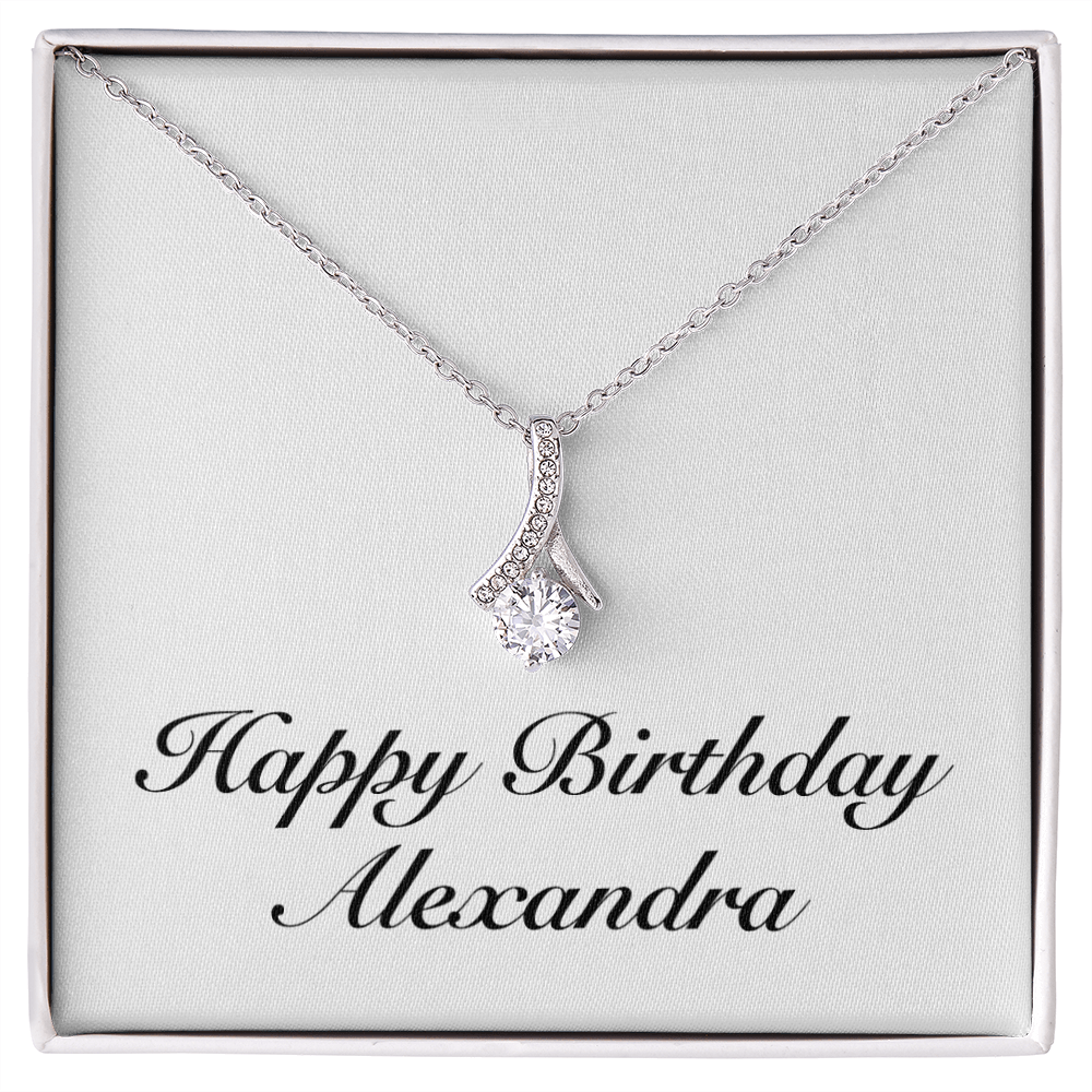 Happy Birthday Alexandra - Alluring Beauty Necklace