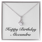 Happy Birthday Alexandra - Alluring Beauty Necklace