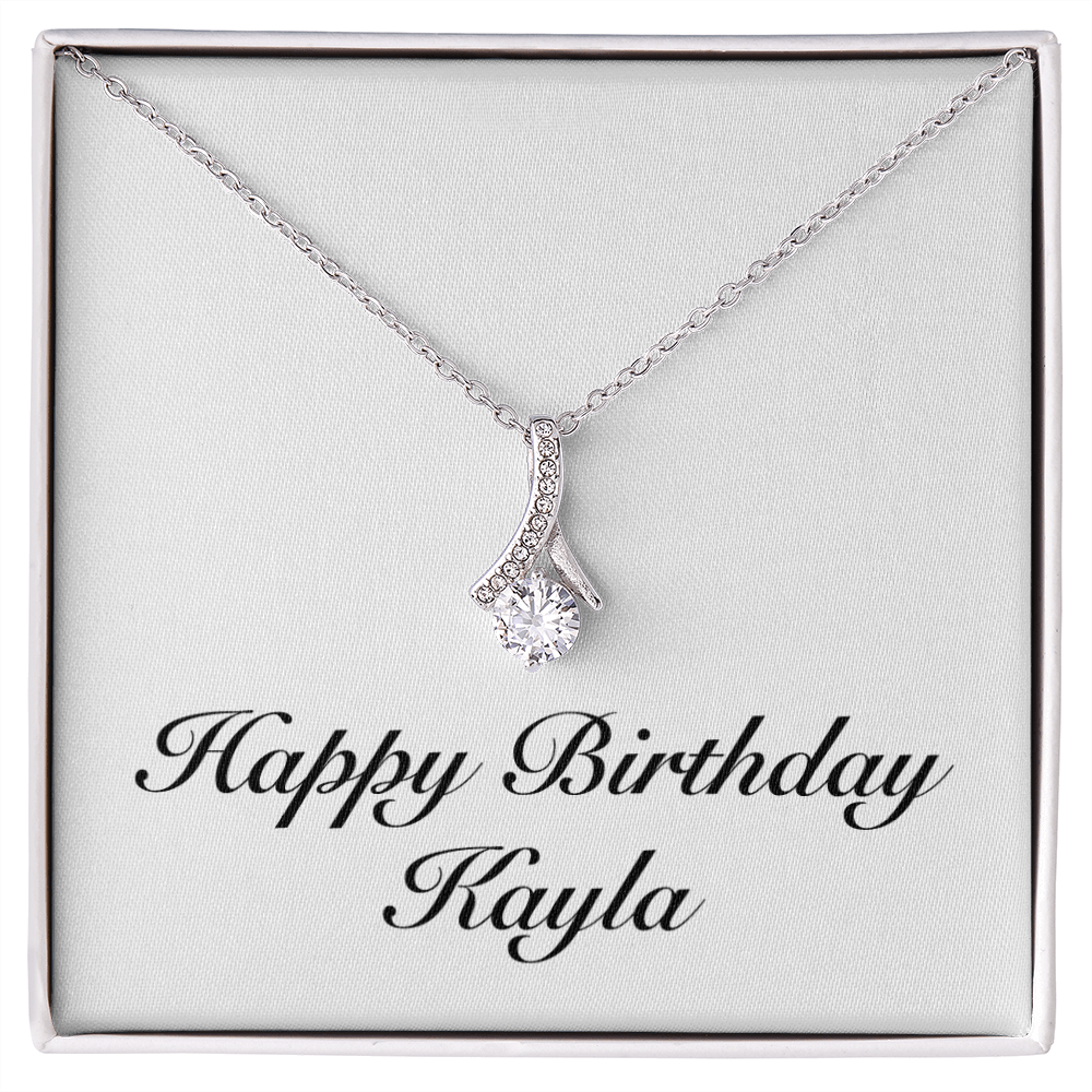Happy Birthday Kayla - Alluring Beauty Necklace