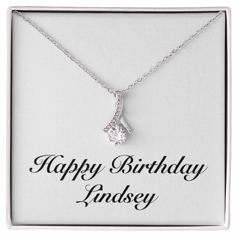 Happy Birthday Lindsey - Alluring Beauty Necklace