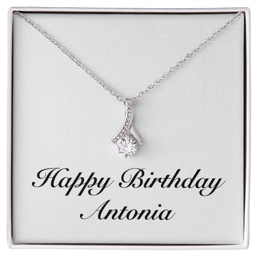 Happy Birthday Antonia - Alluring Beauty Necklace